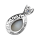 Sajen Silver CULTURAL FLAIR Collection- Agate and Doublet Quartz Pendant in Sterling Silver 24.08 Ct.