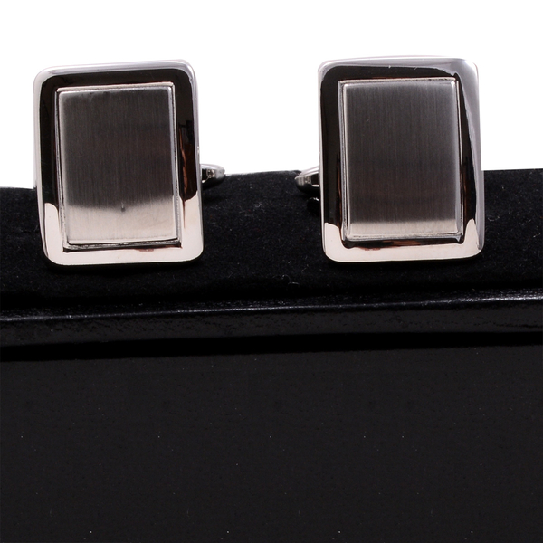(Option 3) Close Out Deal Cufflink in Stainless Steel