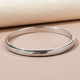 NY Close Out Deal - Bangle (Size 7.5) in Silver Tone