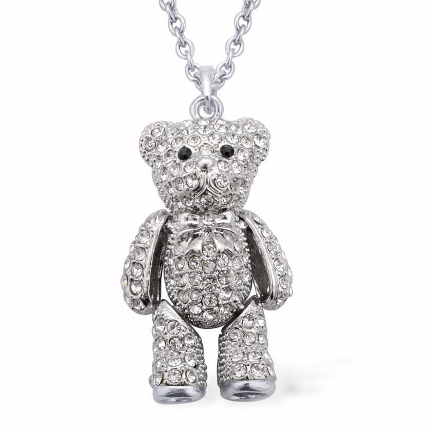 Spirit Bear Necklace/Pendant in Sterling Silver | SharonBerkanDentART