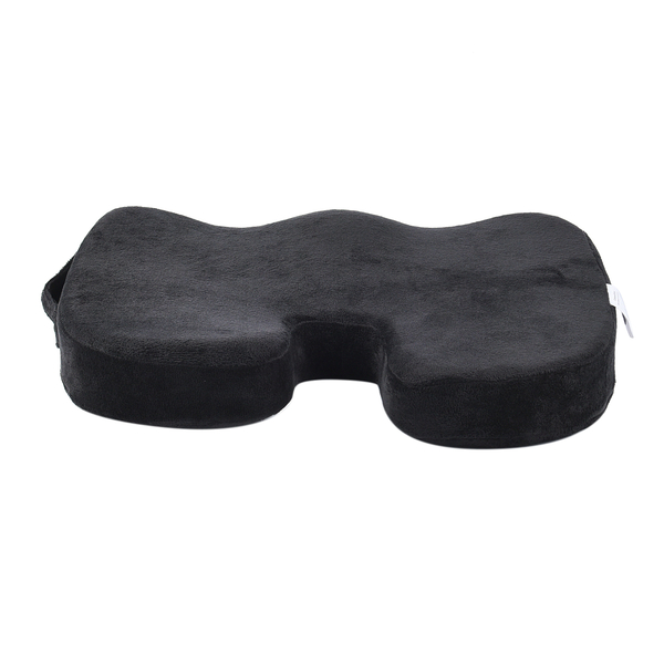 Comfy Memory Foam Seat Cushion - Black