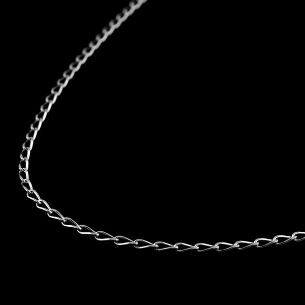 Italian Made - Sterling Silver Open Link Necklace (Size - 24) with Lobster Lock