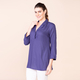 TAMSY 100% Viscose Top (Size 12) - Navy Blue