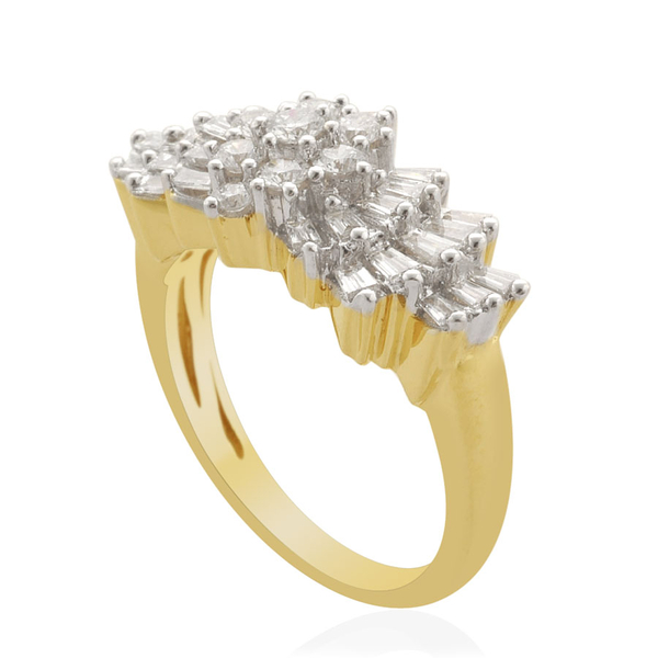 ILIANA 18K Y Gold IGI Certified Diamond (Rnd) (VS-SI -G-H) Ring  1.000 Ct.