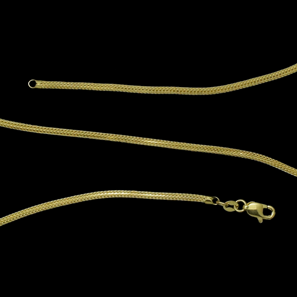 18K Y Gold Chain (Size 20), gold wt 4.94 Gms.