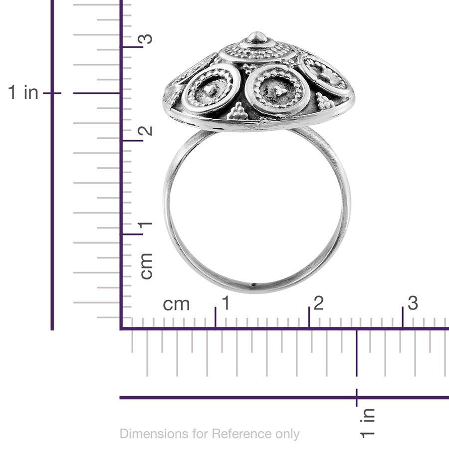 Tribal Collection of India Sterling Silver Ring, Silver wt 5.99 Gms.