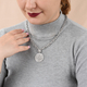 Rachel Galley Allegro link Collection - Rhodium Overlay Sterling Silver Necklace (Size 20), Silver wt 39.00 Gms