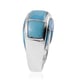 Santa Fe Collection - Kingman Turquoise Ring in Sterling Silver