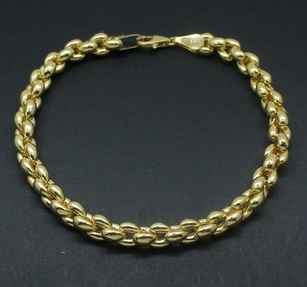 Royal Bali Collection 9K Y Gold Bracelet (Size 7.5), Gold wt 8.00 Gms.