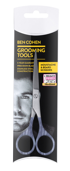 Ben Cohen Male Grooming Kit 2- Nail Pliers, 3 Way buffer, Moustache & Beard Scissors, Moustache & Beard Comb
