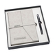 Classic Notebook and Pen Gift Set - Gray