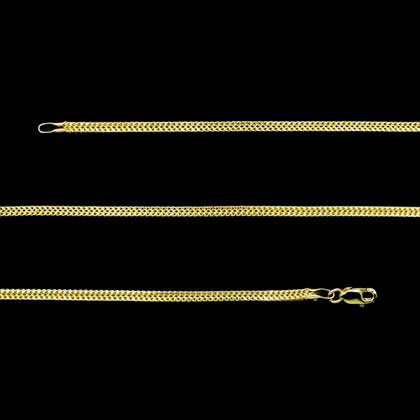 9K Y Gold Royal Bali Designer Chain (Size 20) 3.42 Gms