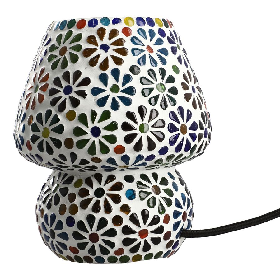 Mosaic Vintage Table Lamp (Size 16X15 Cm) - Multi