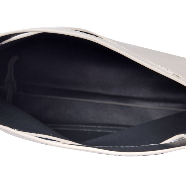 Celia Pale Grey Shoulder Bag  with Adjustable and Removable Shoulder Strap (Size 26x20x17x7 Cm)
