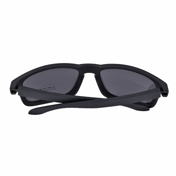 Wayfarer Sunglasses with Polycarbonate Lens - Black