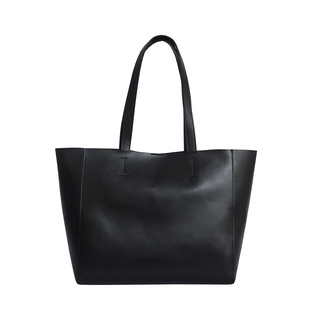 Assots London Abingdon Full Grain 100% Genuine Leather Tote Bag with Magnetic Closure (Size 32x12x28