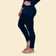 TAMSY Soft and Comfortable Ankle Length Leggings (Size 10) - Navy