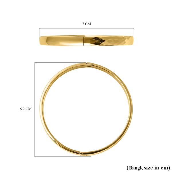 Bangle (Size 7.5) in Yellow Gold Tone