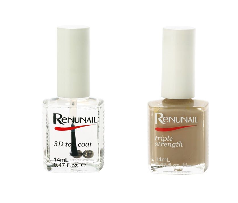 (Option 5) Dr Lewins- Renunail Cashmere 14ml with 3D Top Coat 14ml