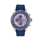Nautica Ocean Beach 100 ATM Water Resistant Chronograph Mens Watch with Navy Silicone Strap - 46MM