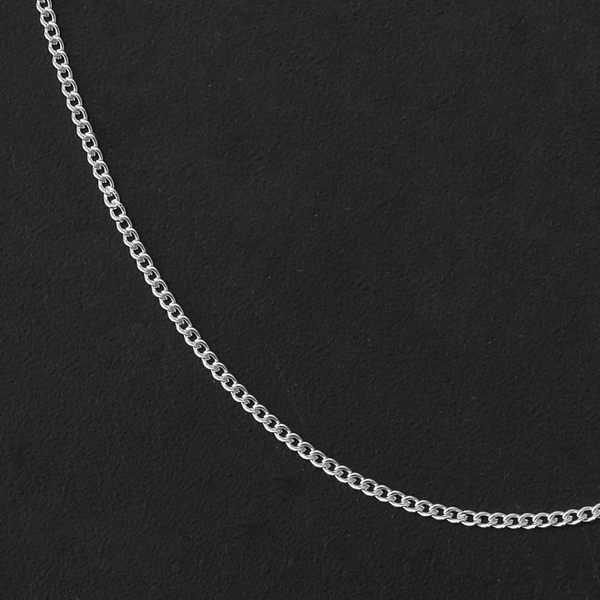Sterling Silver Curb Chain (Size 18)