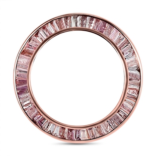 9K Rose Gold SGL Certified Natural Pink Diamond (I3) Circle of Life Pendant 0.50 Ct.