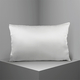 100% Mulberry Both Side Silk Pillowcase (Size:50x75cm) - Ivory
