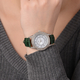 STRADA Japanese Movement Ladies Water Resistant Watch with Green Strap