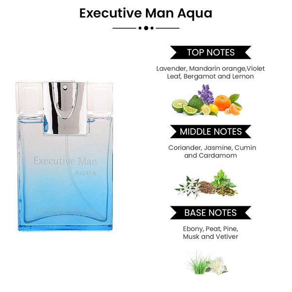 Executive Man Aqua: Eau De Toilette - 100ml