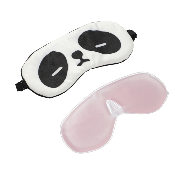 Panda Design Gel Based Eye Mask With Rose Gel Pack & Rose Water Spray Hydrating Water 100ML