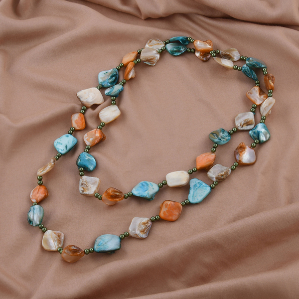 Bali Collection - Multi Gemstone Necklace (Size - 45)