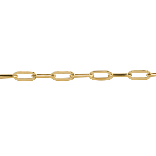 14K Yellow Gold Paperclip Necklace (Size - 20) With Lobster Clasp, Gold Wt. 4.58 Gms