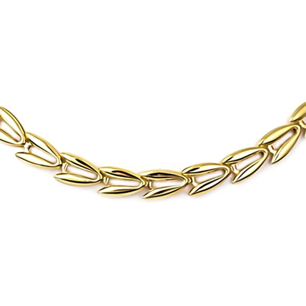 Italian Made 9K Yellow Gold V-Link Chain Vintage Style (Size 22) with Lobster Clasp, Gold Wt. 12.00 Gms