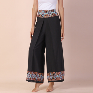 Value Buy - LA MAREY Embroidery Pattern Women Trousers 