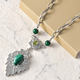 Malachite and Natural Hebei Peridot Necklace (Size - 18)
