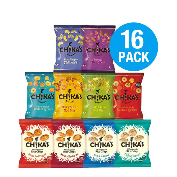 CHIKAS 16 Piece Nuts and Crisps Mega Box 3630821 TJC