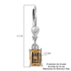 Citrine Lever Back Earrings in Platinum Overlay Sterling Silver 1.99 Ct.