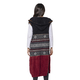 LA MAREY Red Tribal Pattern Long Hooded Vest Cardigan (Size upto 22)