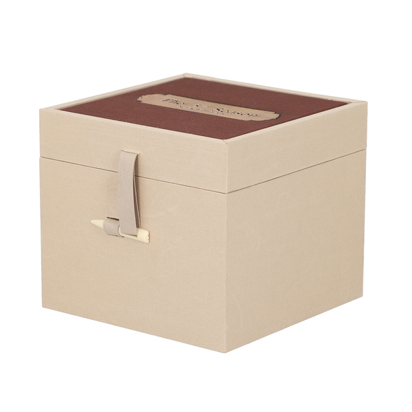 Close Out Deal - Amethyst Quartz Candle with Wooden Gift Box in Purple (Fragrance : French Vanilla)