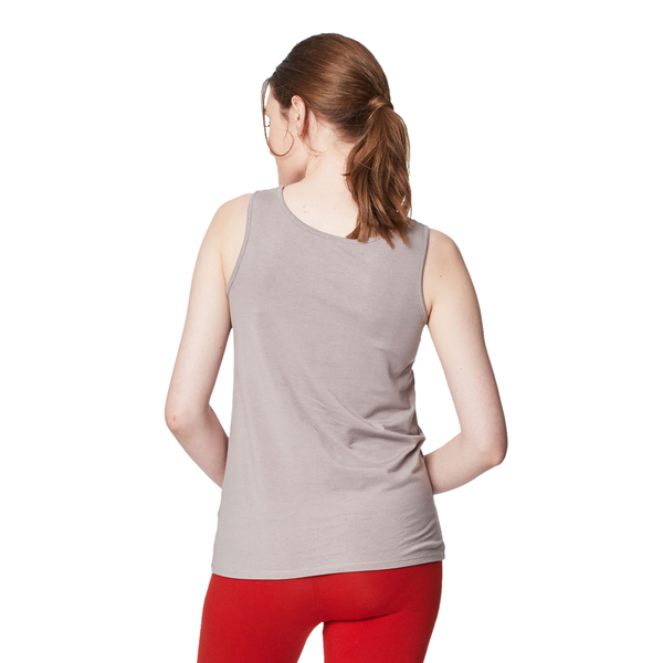 Thought Bamboo Base Layer Singlet (Size 10) - Warm Grey