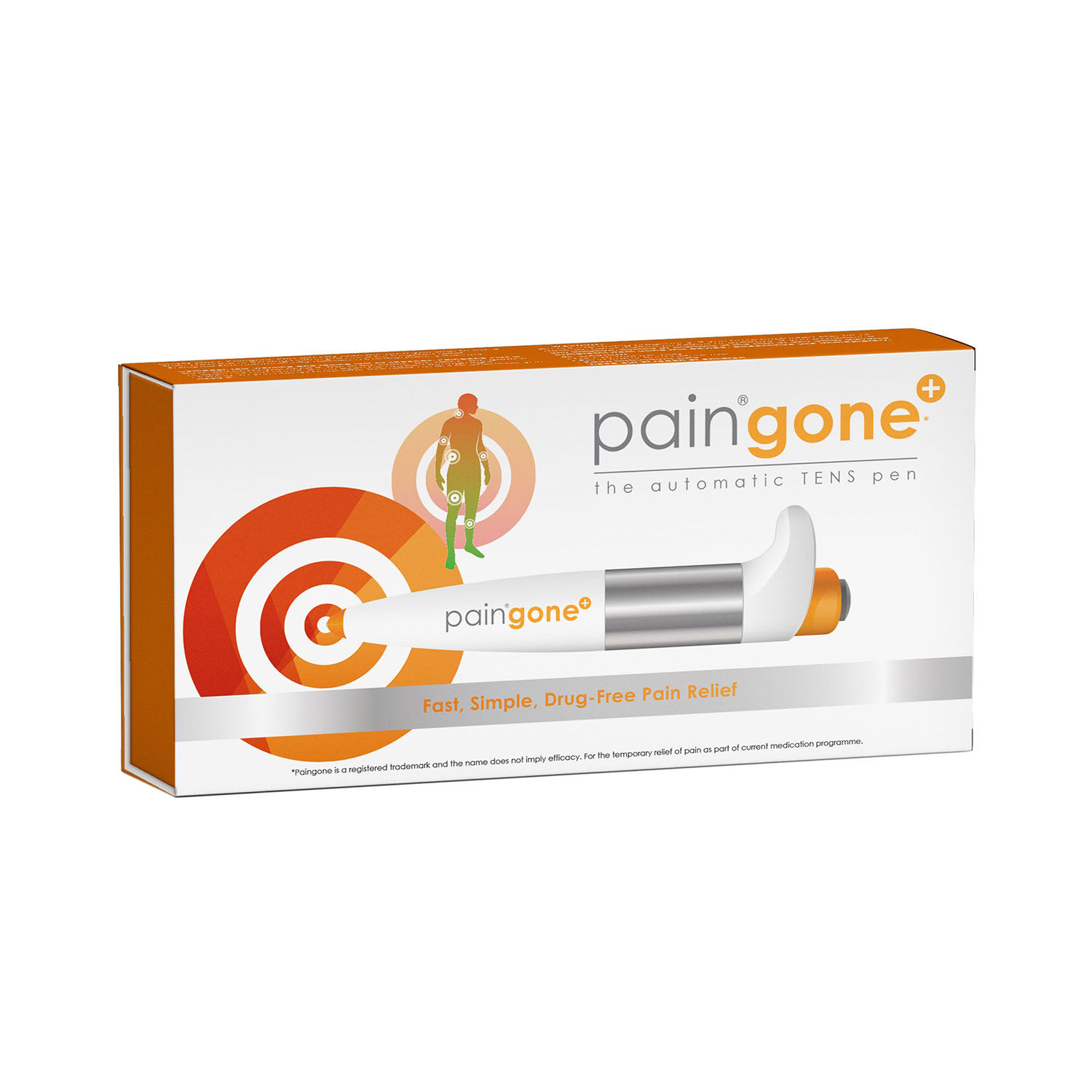 Paingone Plus for Handheld Fast and Effective Pain Relief, Relief in 30