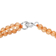 Citrine Beads Bracelet (Size - 7.5) in Sterling Silver 25.85 Ct.