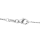 Lustro Stella Platinum Overlay Sterling Silver Necklace (Size 18) Made with Finest CZ 13.52 Ct.