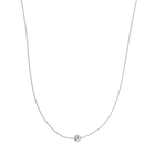 NY Close Out Deal - Platinum Overlay Sterling Silver Necklace (Size - 20 with 2 inch Extender) With 