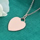Rose Gold Overlay Sterling Silver Pendant with Chain (Size 18), Gold Wt. 5.50 Gms