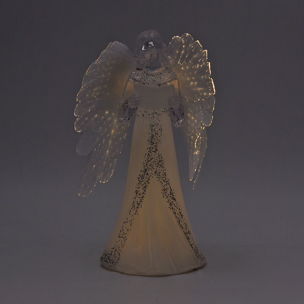 Little Fiber Angel with Warm Light (3xAAA Battery Not Included)