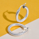 NY Close Out Deal - Sterling Silver Hoop Earrings with Clasp