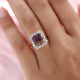 Premium Ametrine and Natural Cambodian Zircon Ring in Vermeil Yellow Gold Overlay Sterling Silver 5.51 Ct.