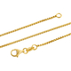ILIANA 18K Yellow Gold Box Necklace (Size - 20) With Lobster Clasp Gold wt. 2.18 grams
