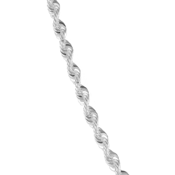 Close Out Deal Sterling Silver Rope Chain (Size 20), Silver wt 7.70 Gms.